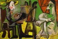 Der Künstler und sein Modell L artiste et son modele 5 1964 kubist Pablo Picasso